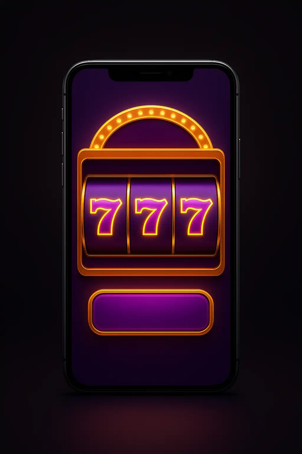 Smartphone showing the Jamslot Casino mobile interface